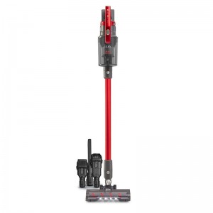 Izzy IZ-4008 Επαναφορτιζόμενη Σκούπα Stick & Χειρός 29.6V Κόκκινη ΕΩΣ 12 ΔΟΣΕΙΣ