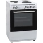 ROBIN B-64 Κουζίνα Ελεύθερη 65lt White με Εμαγιέ Εστίες 60cm ΕΩΣ 12 ΔΟΣΕΙΣ