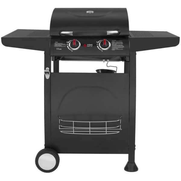 THERMOGATZ GS GRILL LITE 2 (03.313.200) Ψησταριά Υγραερίου 2 Καυστήρες 6kW Μαύρο ΕΩΣ 12 ΔΟΣΕΙΣ