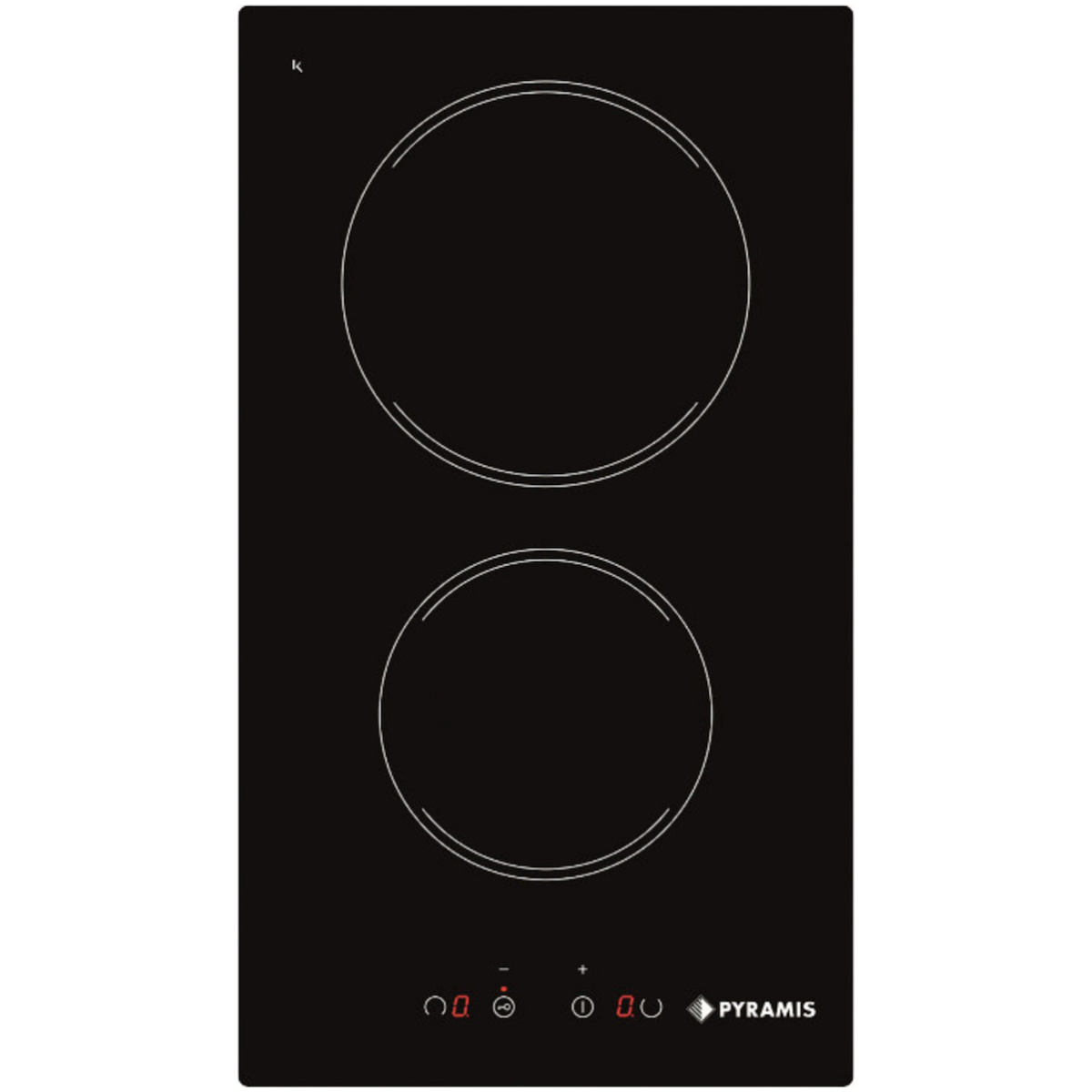 PYRAMIS 29HL 246 (030057201) Κεραμική Εστία Domino Αυτόνομη με Λειτουργία Κλειδώματος 29x51εκ. ΕΩΣ 12 ΔΟΣΕΙΣ - Image 1