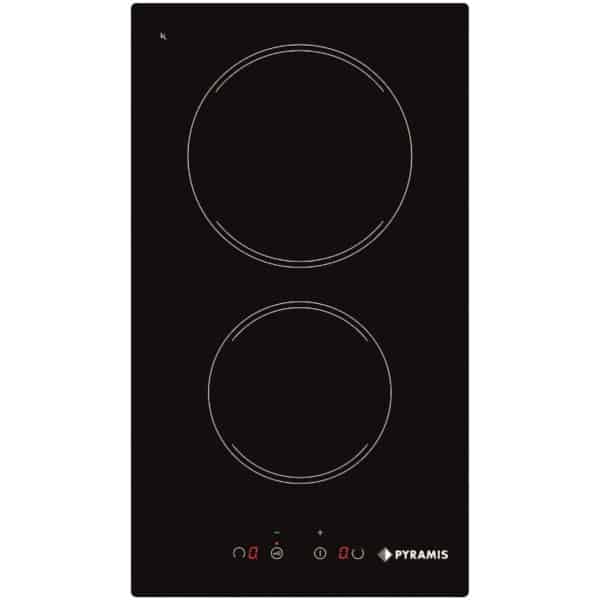 PYRAMIS 29HL 246 (030057201) Κεραμική Εστία Domino Αυτόνομη με Λειτουργία Κλειδώματος 29x51εκ. ΕΩΣ 12 ΔΟΣΕΙΣ