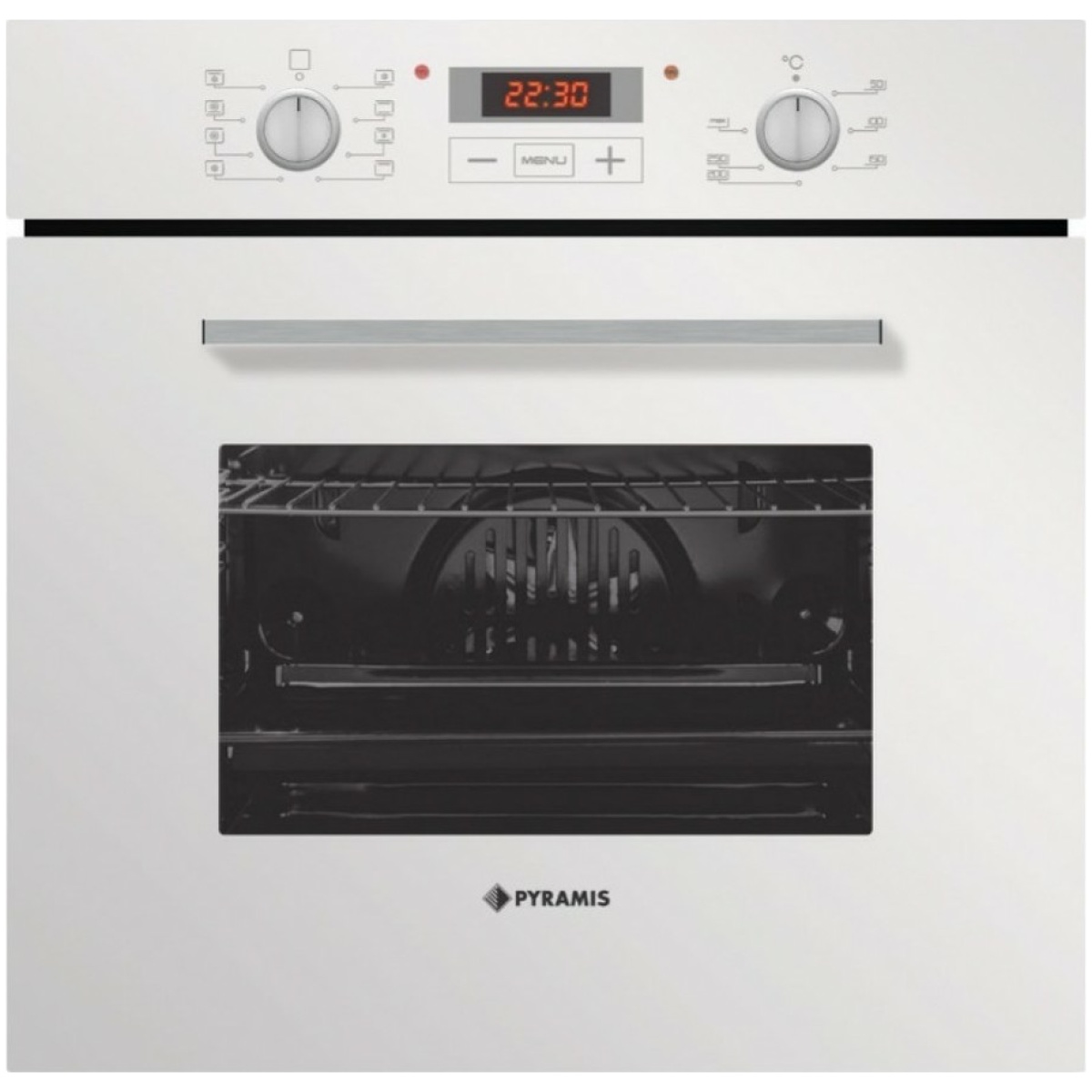 PYRAMIS (034013501) 60ΑΠ 3070 Φούρνος άνω Πάγκου 66lt χωρίς Εστίες ΕΩΣ 12 ΔΟΣΕΙΣ - Image 1