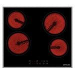 PYRAMIS 58HL 4008 (034060501) Εστία Κεραμική Άνω Πάγκου με Inox Πλαίσιο ΕΩΣ 12 ΔΟΣΕΙΣ