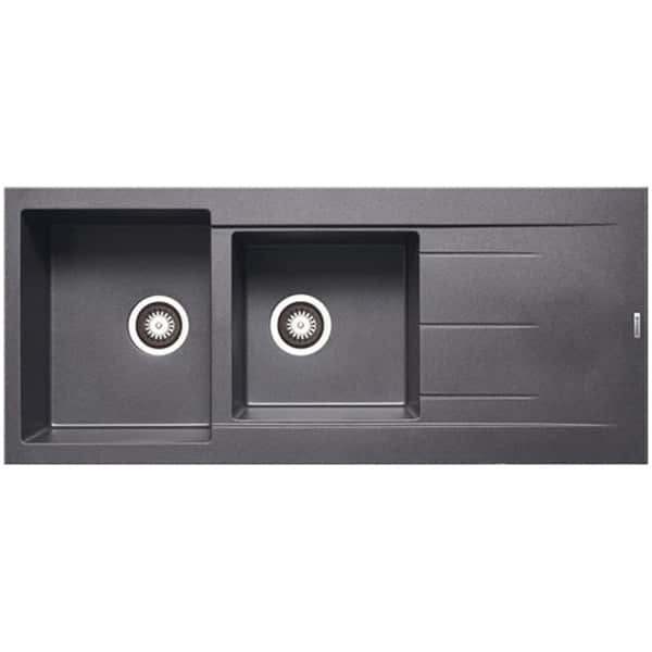 PYRAMIS ALAZIA 1 3/4 B 1D Ένθετος Νεροχύτης 116x50cm (070038011) Iron Grey ΕΩΣ 12 ΔΟΣΕΙΣ