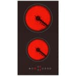 Arielli AE-322S Domino Κεραμική Εστία Αυτόνομη με Λειτουργία Κλειδώματος 28x52εκ.