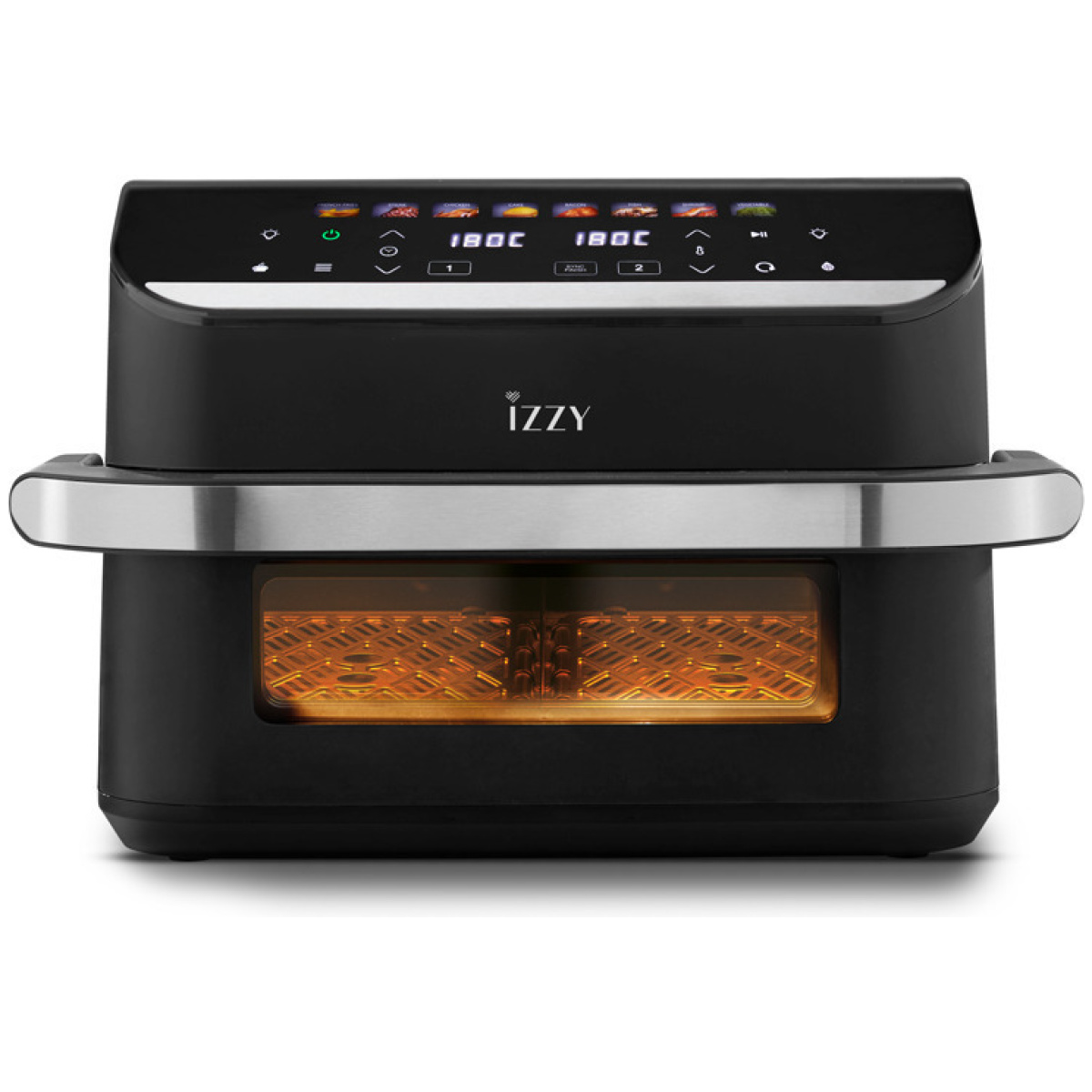 IZZY IZ-8260 224638 ΦΡΙΤΕΖΑ ΑΕΡΟΣ 11LT ΜΕ ΔΙΠΛΟ ΑΠΟΣΠΩΜΕΝΟ ΚΑΔΟ ΜΑΥΡΟ - Image 1