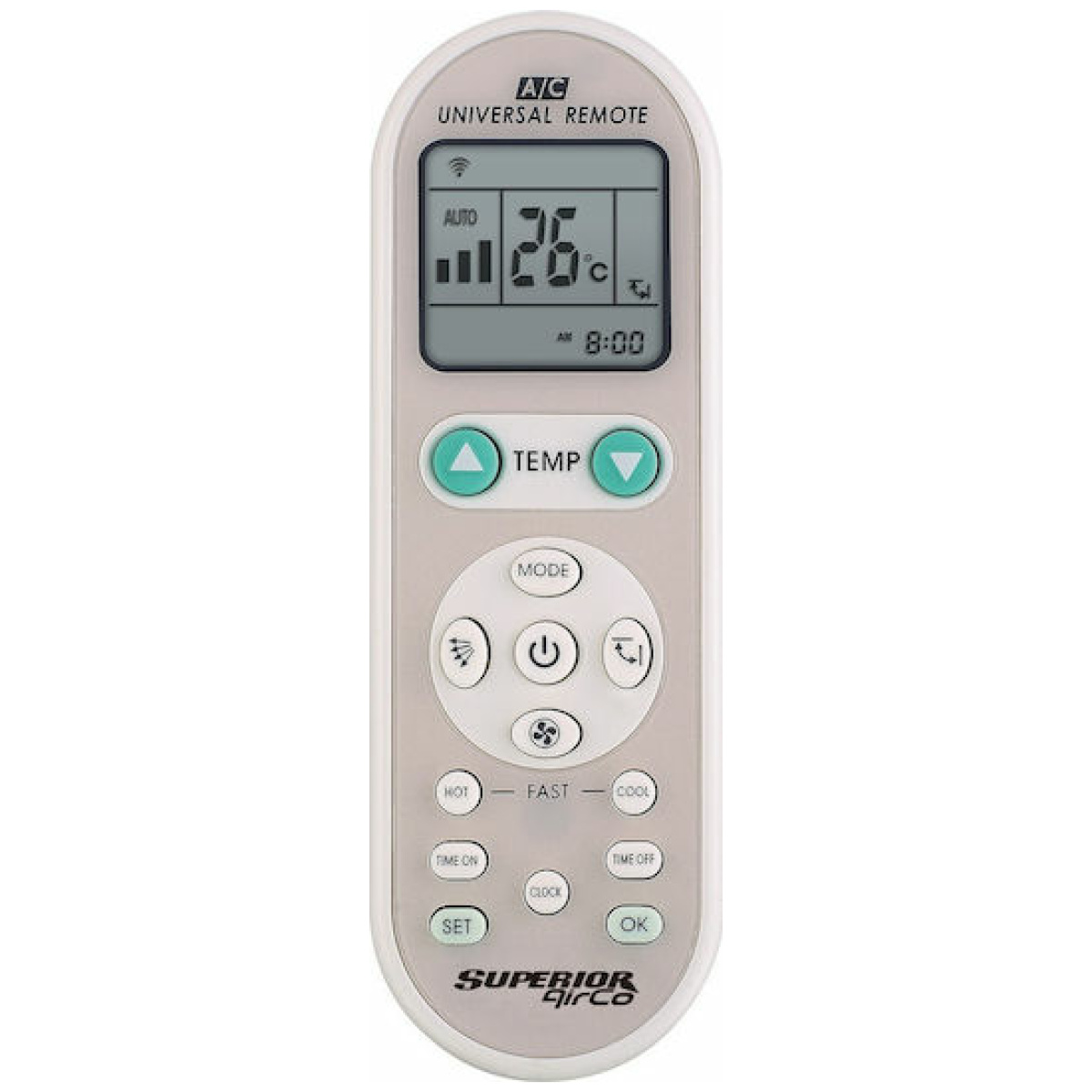 Superior Electronics Airco 1000 ΙΝ 1 188-0016 Universal Τηλεχειριστήριο για Κλιματιστικό - Image 1