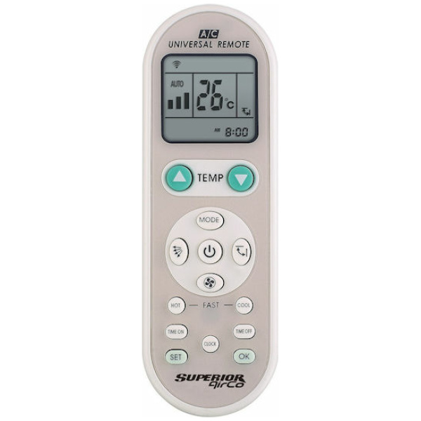 Superior Electronics Airco 1000 ΙΝ 1 188-0016 Universal Τηλεχειριστήριο για Κλιματιστικό