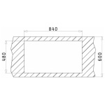 Pyramis Amaltia Plus 2B 107132901 Ένθετος Νεροχύτης Αριστερός Inox Μ86xΠ50cm Ασημί ΕΩΣ 12 ΔΟΣΕΙΣ - Image 3
