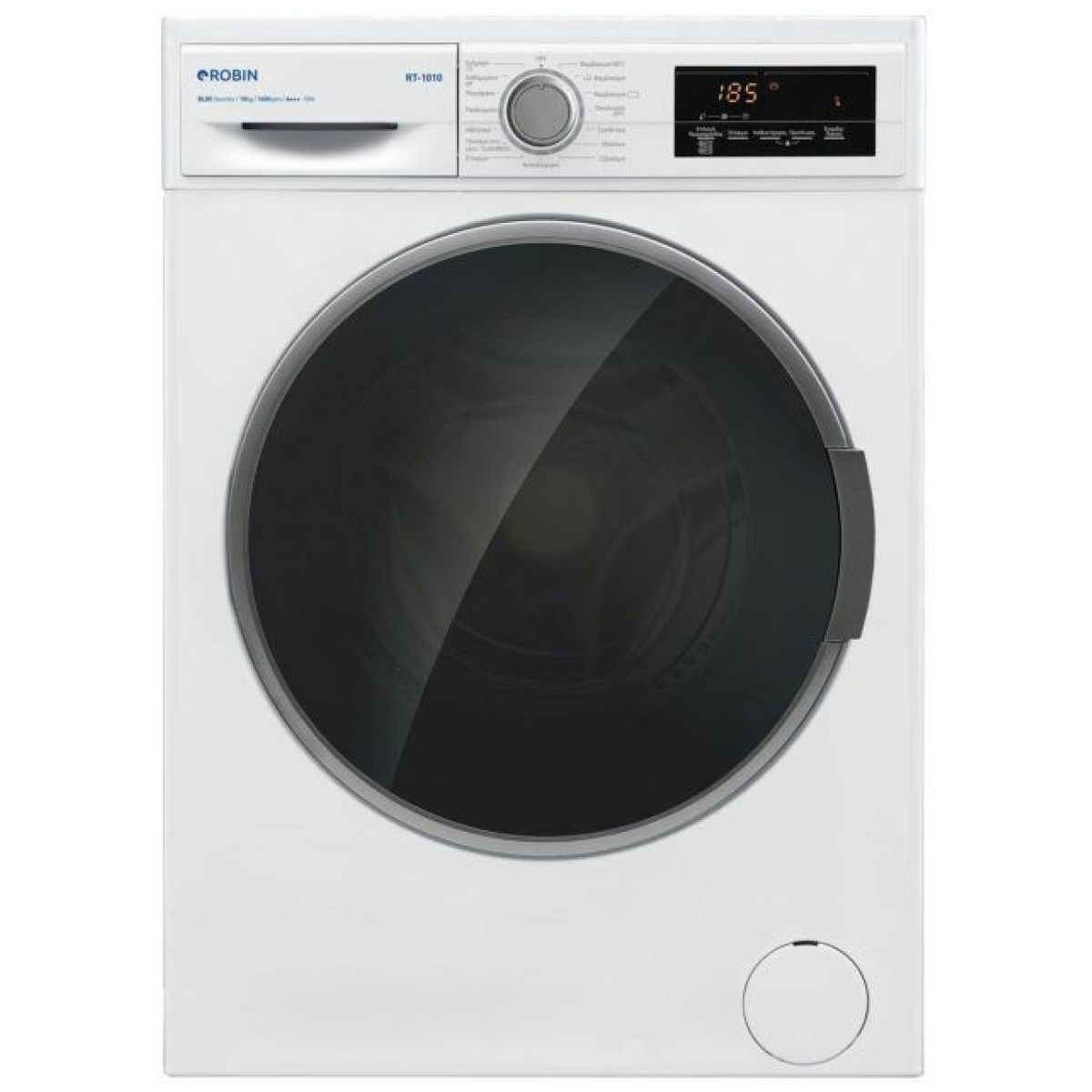 Robin RT-1080 Πλυντήριο Ρούχων 8kg 1200 Στροφών ΕΩΣ 12 ΔΟΣΕΙΣ - Image 1