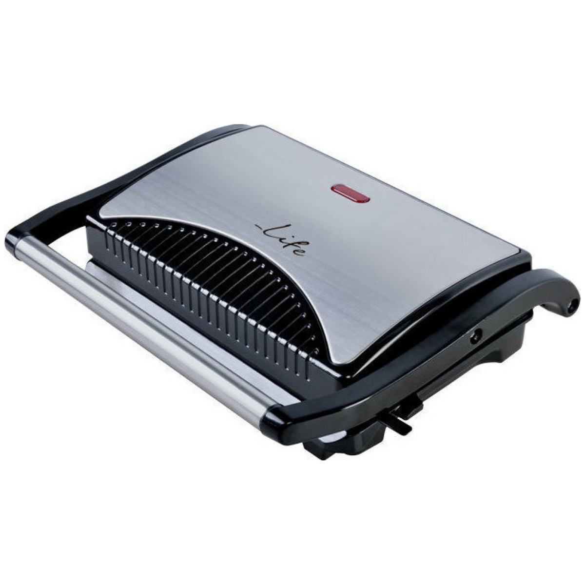 LIFE STG-100 Τοστιέρα για 2 Τοστ 700W Inox ΕΩΣ 12 ΔΟΣΕΙΣ - Image 1