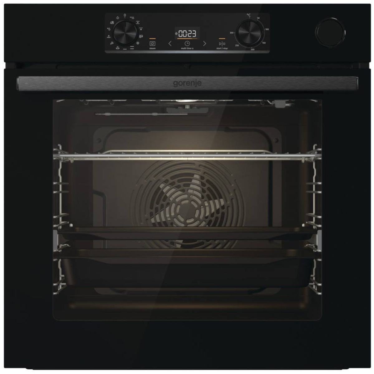 Gorenje BSA6737E15BG Φούρνος άνω Πάγκου 77lt χωρίς Εστίες Π59.5εκ. Μαύρος ΕΩΣ 12 ΔΟΣΕΙΣ - Image 1