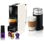 Krups Essenza Mini & Aeroccino XN1111V Καφετιέρα για Κάψουλες Nespresso Πίεσης 19bar με Αφρογαλιέρα White ΕΩΣ 12 ΔΟΣΕΙΣ