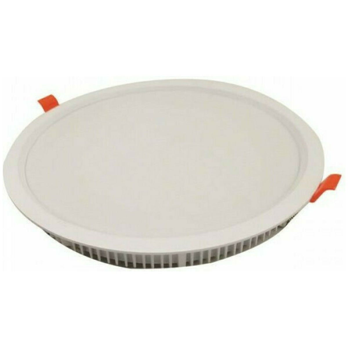 EUROLAMP (145-68433) Στρογγυλό Χωνευτό LED Panel Ισχύος 30W με Ψυχρό Λευκό Φως 22.5x22.5εκ. - Image 1