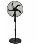 EUROLAMP 147-29037 Ανεμιστήρας Με Ορθοστάτη Φ50 Σε Μαύρο Χρώμα ΕΩΣ 12 ΔΟΣΕΙΣ