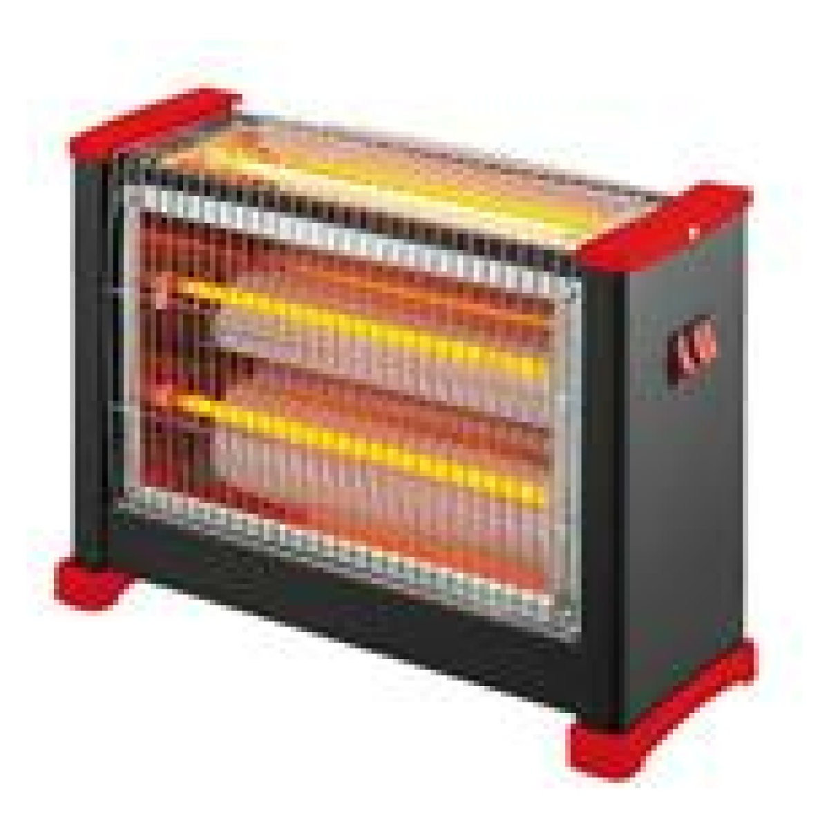 ΘΕΡΜΑΣΤΡΑ ΧΑΛΑΖΙΑ EUROLAMP 2400W ΜΑΥΡH 3FACE 147-29183 ΕΩΣ 12 ΔΟΣΕΙΣ - Image 1
