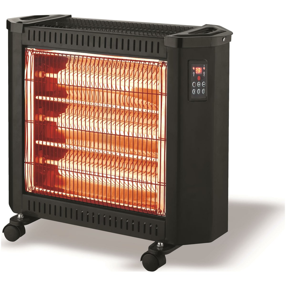 ΘΕΡΜΑΣΤΡΑ ΧΑΛΑΖΙΑ EUROLAMP 147-29701 2400W ΜΑΥΡΗ ΕΩΣ 12 ΔΟΣΕΙΣ - Image 1