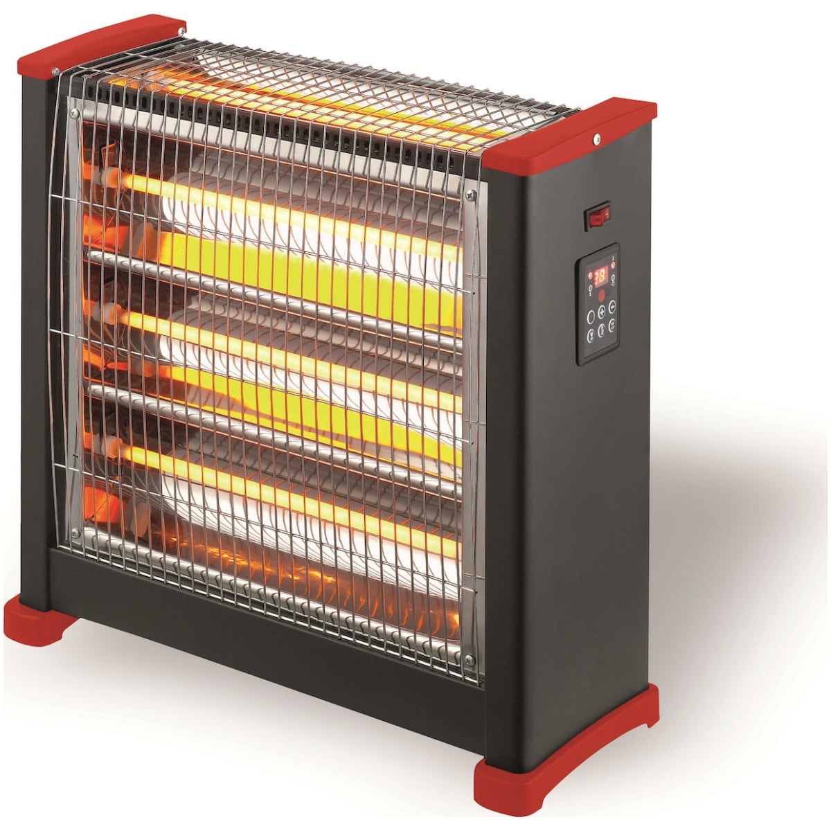 ΘΕΡΜΑΣΤΡΑ ΧΑΛΑΖΙΑ EUROLAMP 147-29703 2400W ΜΑΥΡΗ ΕΩΣ 12 ΔΟΣΕΙΣ - Image 1