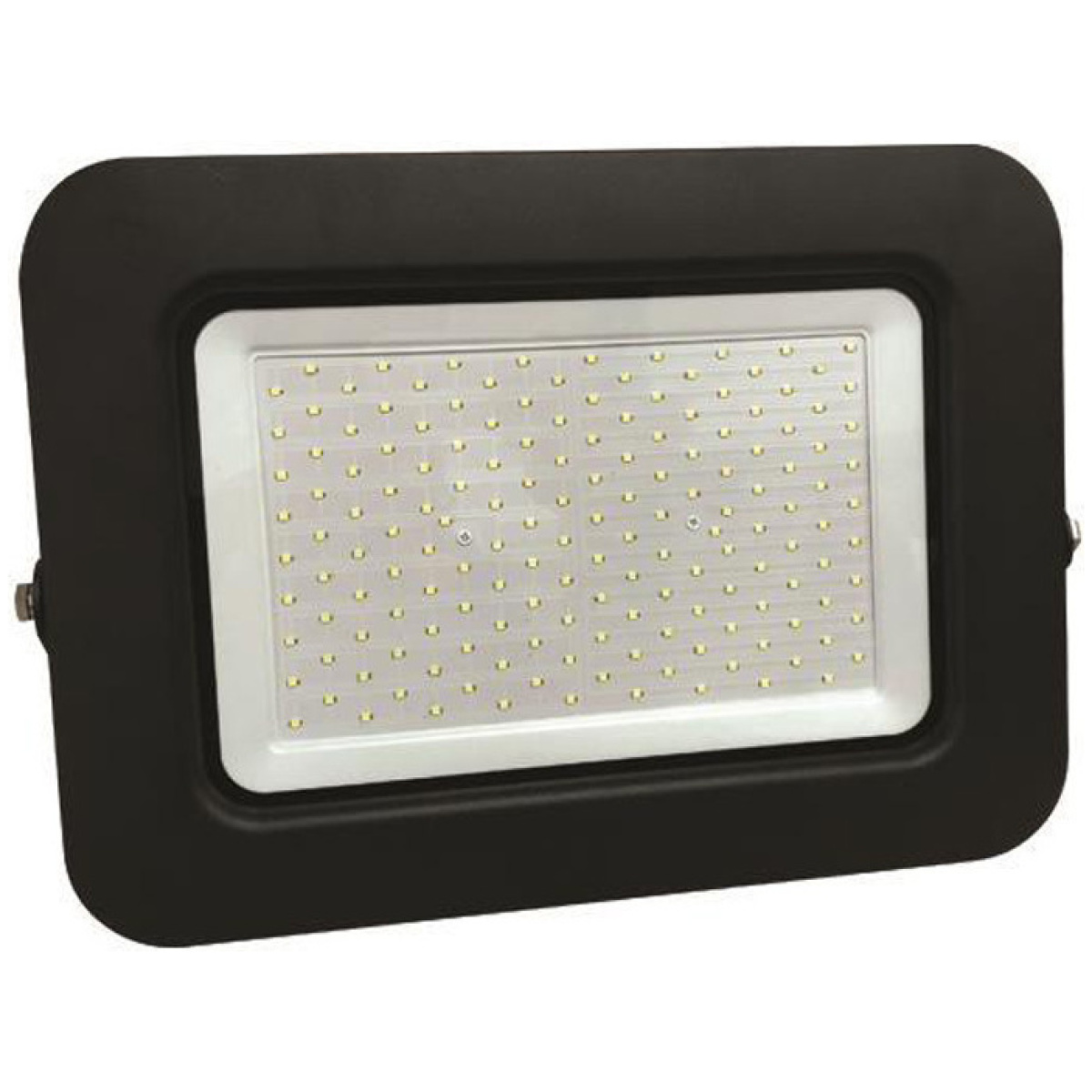 EUROLAMP (147-69353) Στεγανός Προβολέας IP65 Ισχύος 150W με Ψυχρό Λευκό Φως σε Μαύρο χρώμα - Image 1
