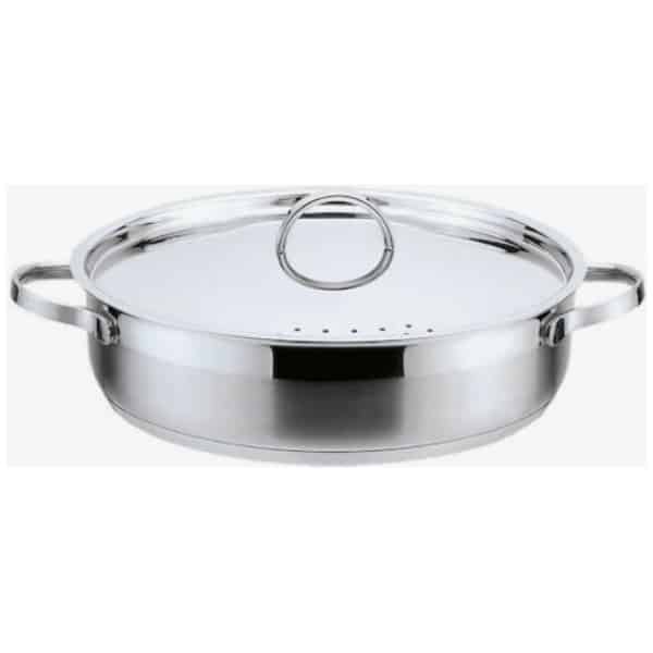 Izzy Cosmopolitan Σωτέζα με Καπάκι από Ανοξείδωτο Ατσάλι 28cm 166234 (ΕΩΣ 12 ΔΟΣΕΙΣ)