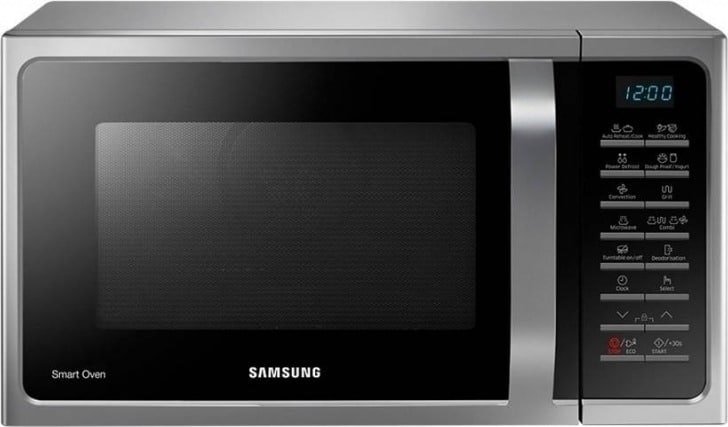 1_samsung_mc28h5015as-bc2.jpeg ΦΟΥΡΝΟΣ ΜΙΚΡΟΚΥΜΑΤΩΝ SAMSUNG MC28H5015AS/GC ΜΕ ΓΚΡΙΛ ΕΩΣ 12 ΔΟΣΕΙΣ - Image 1