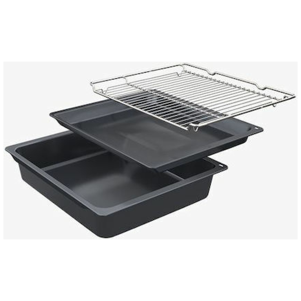 Bosch HBA534ES4 Φούρνος άνω Πάγκου 71lt χωρίς Εστίες Π59.4εκ. Inox - Image 2