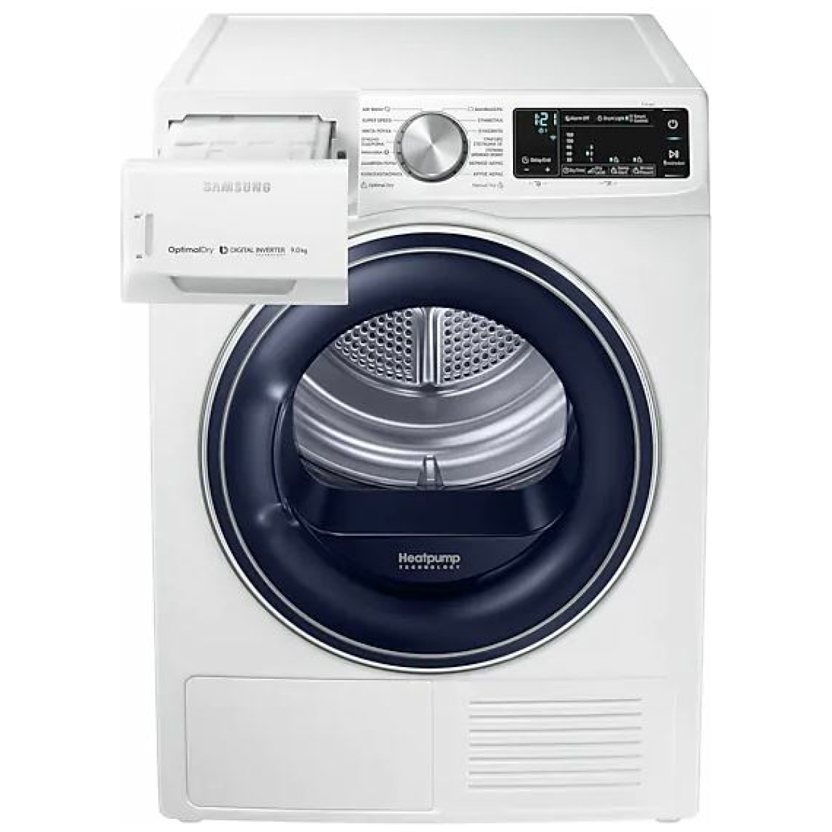 SAMSUNG DV90N62632W/LV Στεγνωτήριο Ρούχων 9KG A+++ ΕΩΣ 12 ΔΟΣΕΙΣ - Image 8