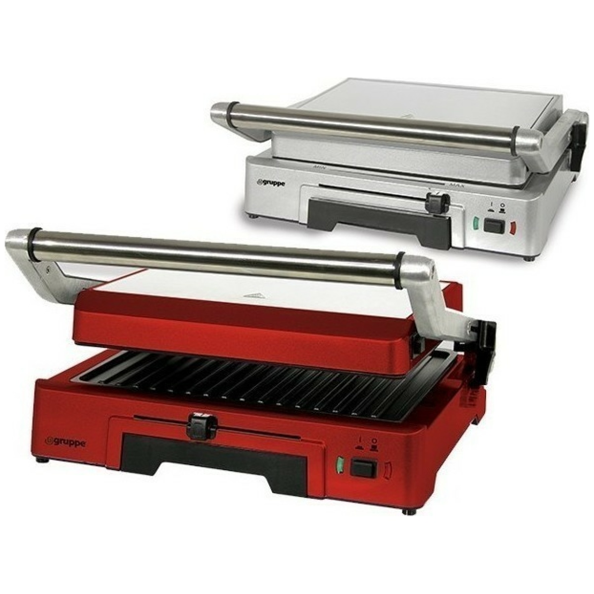 GRUPPE AJ5002A RED Τοστιέρα - Grill 2000W ΕΩΣ 12 ΔΟΣΕΙΣ - Image 1