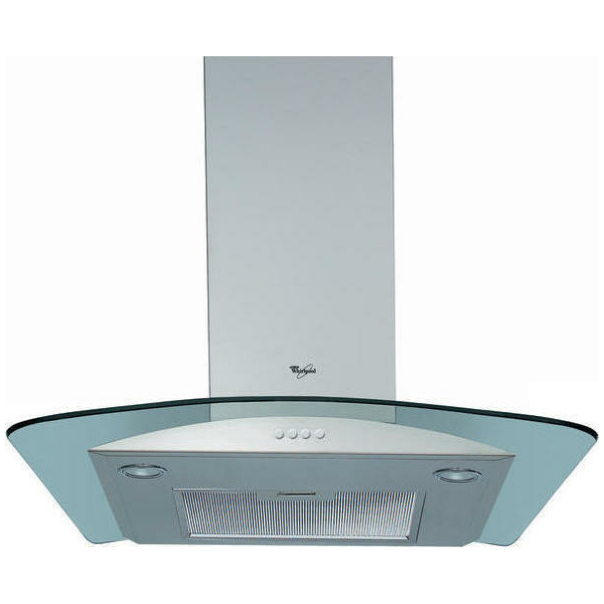 WHIRLPOOL WHG66AMX ΑΠΟΡΡΟΦΗΤΗΡΕΣ ΚΑΜΙΝΑΔΑ ΜΕ ΓΥΑΛΙ 62CM ΕΩΣ 12 ΔΟΣΕΙΣ - Image 1