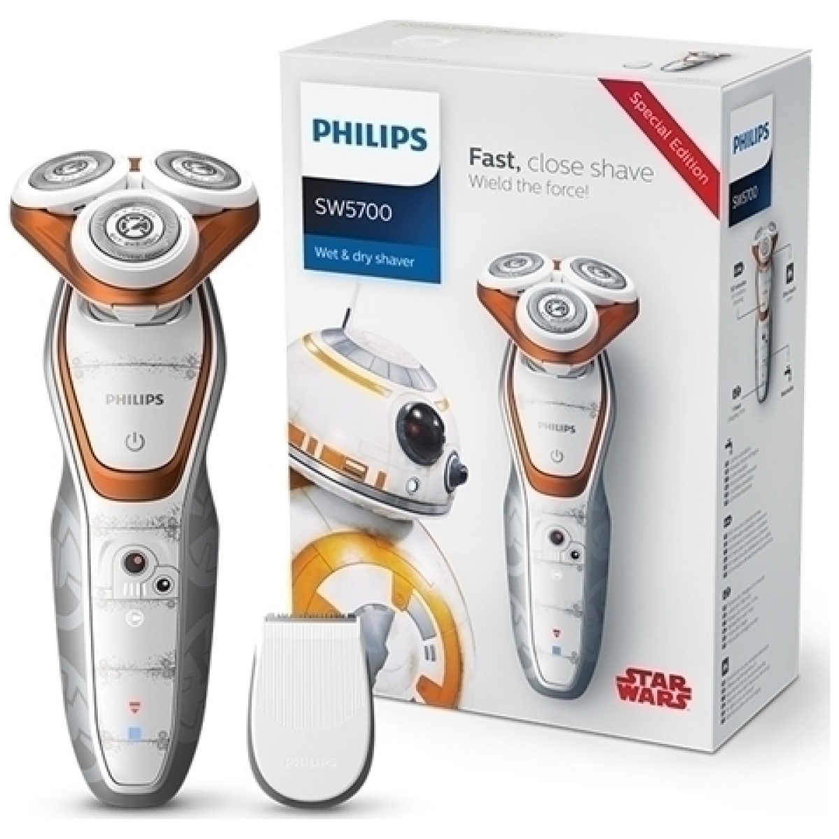 ΞΥΡΙΣΤΙΚΗ ΜΗΧΑΝΗ PHILIPS SW5700/07 STAR WARS ΕΩΣ 12 ΔΟΣΕΙΣ - Image 1