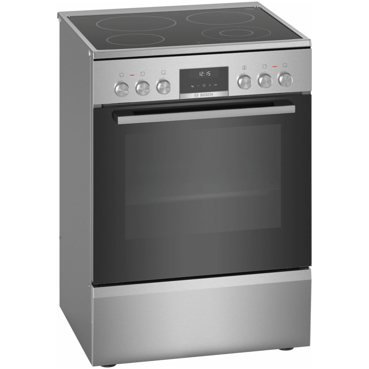 BOSCH HKS59E150 Κουζίνα Ηλεκτρική με Κεραμικές Εστίες Inox ΕΩΣ 12 ΔΟΣΕΙΣ - Image 1