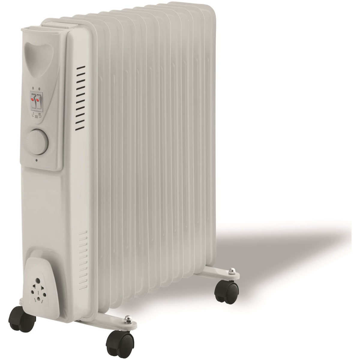 ΚΑΛΟΡΙΦΕΡ ΛΑΔΙΟΥ EUROLAMP ΗΛΕΚΤΡΙΚΟ 11 ΦΕΤΕΣ 2500W 220-240V ΓΚΡΙ 147-29461 ΕΩΣ 12 ΔΟΣΕΙΣ - Image 1