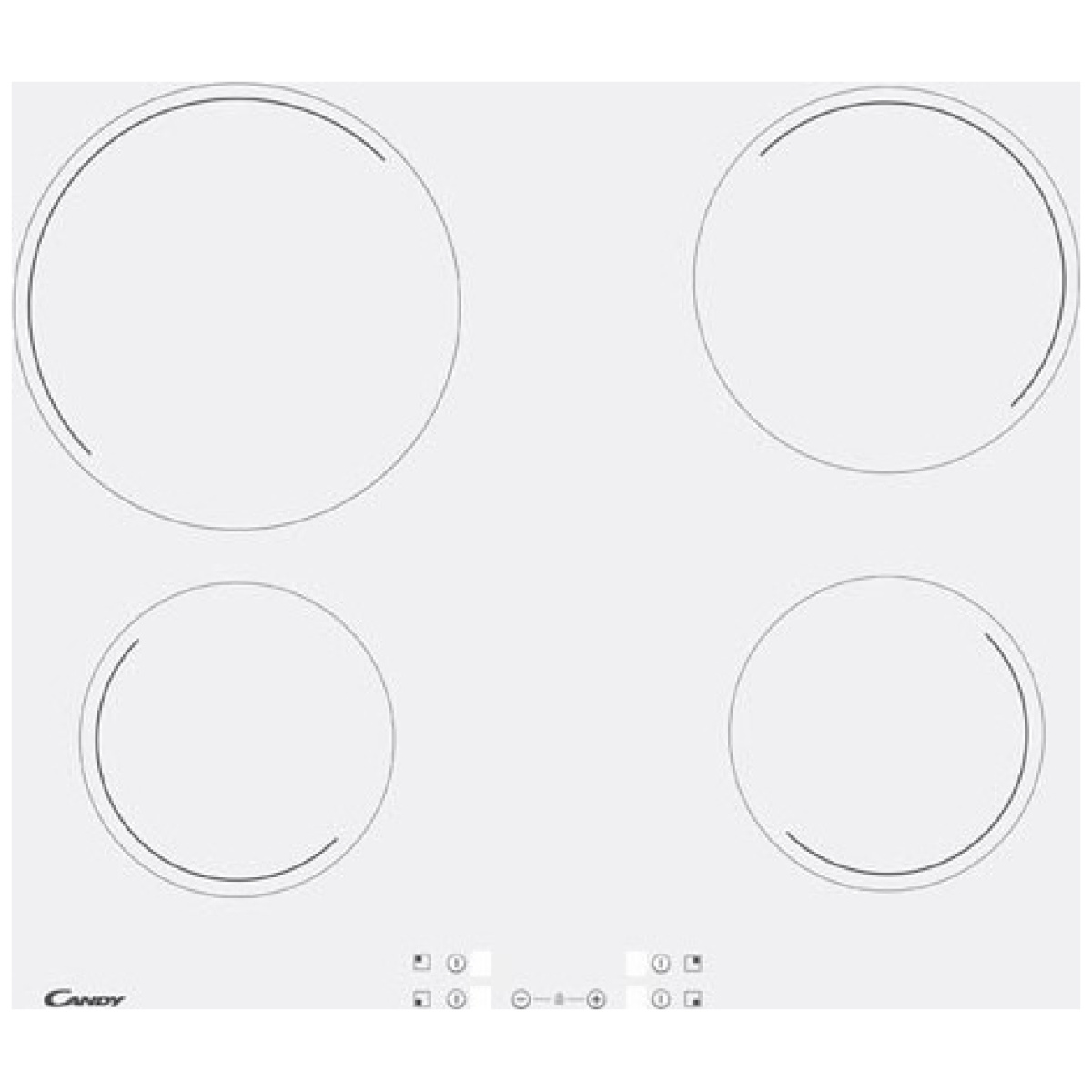 ΚΕΡΑΜΙΚΕΣ ΕΣΤΙΕΣ CANDY CH64CCW WHITE  ΕΩΣ 12 ΔΟΣΕΙΣ - Image 1
