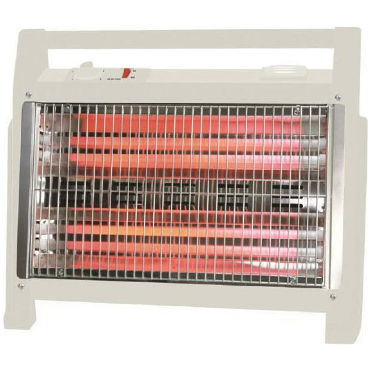ΘΕΡΜΑΣΤΡΑ ΧΑΛΑΖΙΑ EUROLAMP ΛΕΥΚΗ 1600W 147-29162 ΕΩΣ 12 ΔΟΣΕΙΣ - Image 1