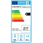 CROWN DF277S Ψυγείο Δίπορτο Inox A+ ΕΩΣ 12 ΔΟΣΕΙΣ - Image 3
