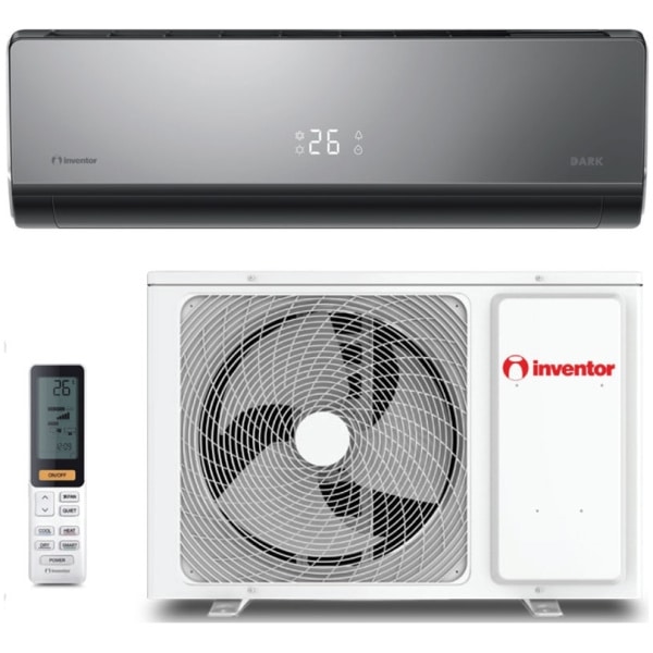 ΚΛΙΜΑΤΙΣΤΙΚΑ INVENTOR DARK DRVI32-12WF / DRVO32-12 12000BTU A+++ INVERTER WIFI ΕΩΣ 12 ΔΟΣΕΙΣ