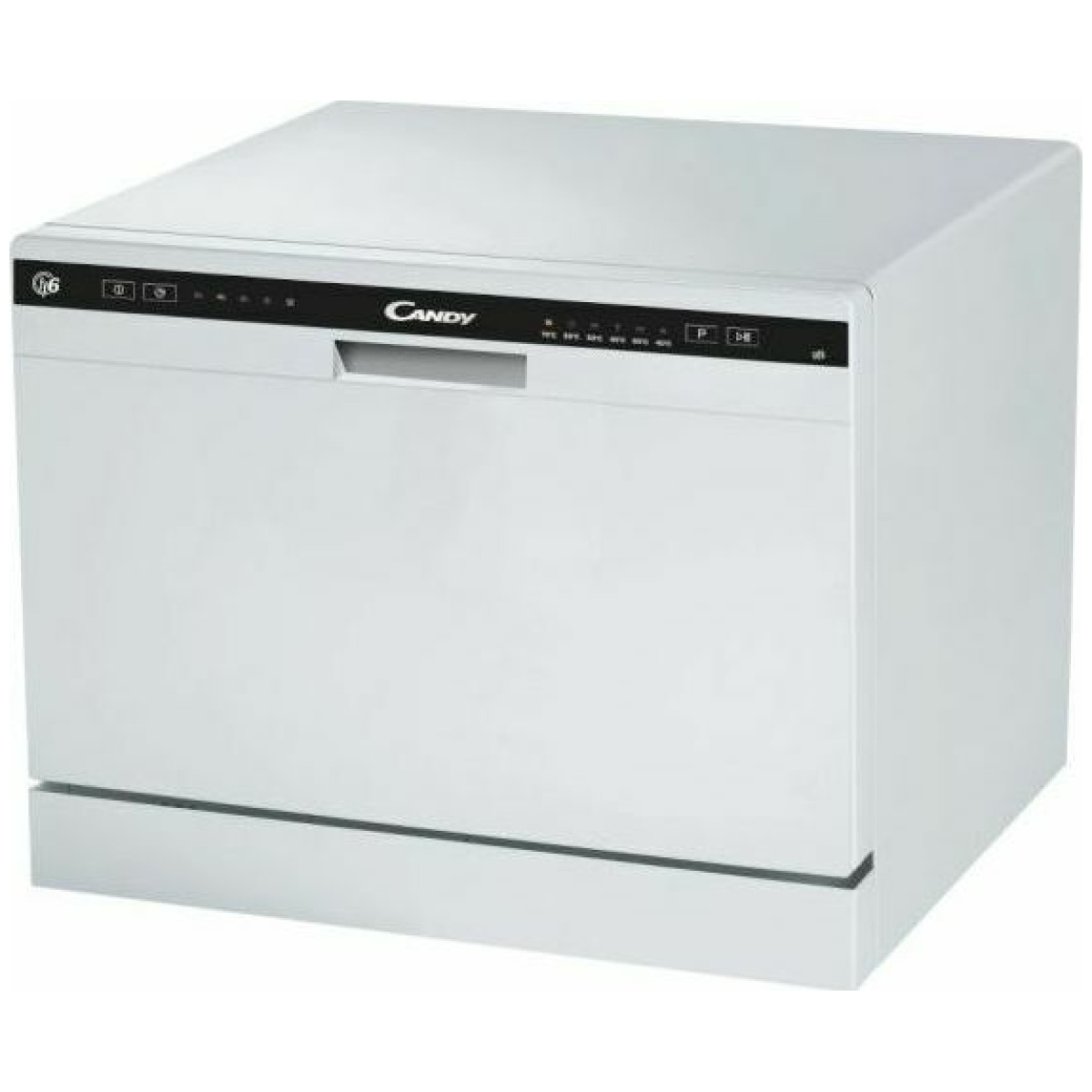 CANDY CDCP6 Πλυντήριο Πιάτων Άνω Πάγκου Λευκό ΕΩΣ 12 ΔΟΣΕΙΣ - Image 1
