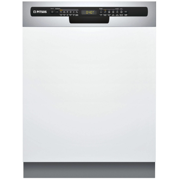 ΠΛΥΝΤΗΡΙΟ ΠΙΑΤΩΝ PITSOS DIF61I01 60CM ΕΝΤΟΙΧΙΖΟΜΕΝΟ ΕΩΣ 12 ΔΟΣΕΙΣ