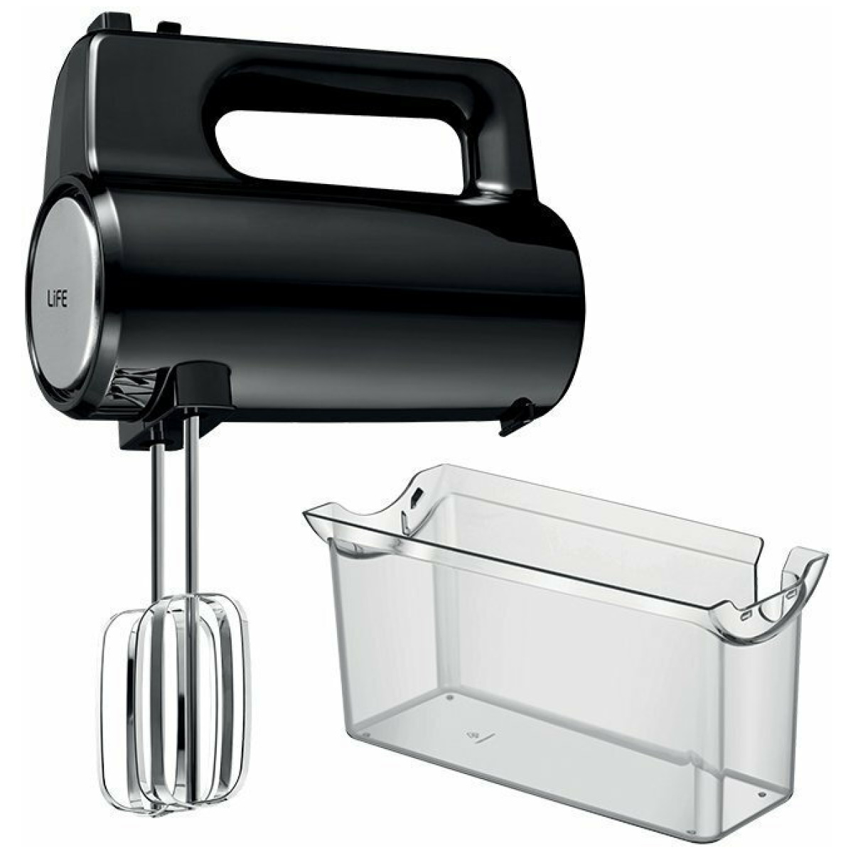 Life Stir & Mix Μίξερ Χειρός 500W Μαύρο (221-0443) (ΕΩΣ 12 ΔΟΣΕΙΣ) - Image 1