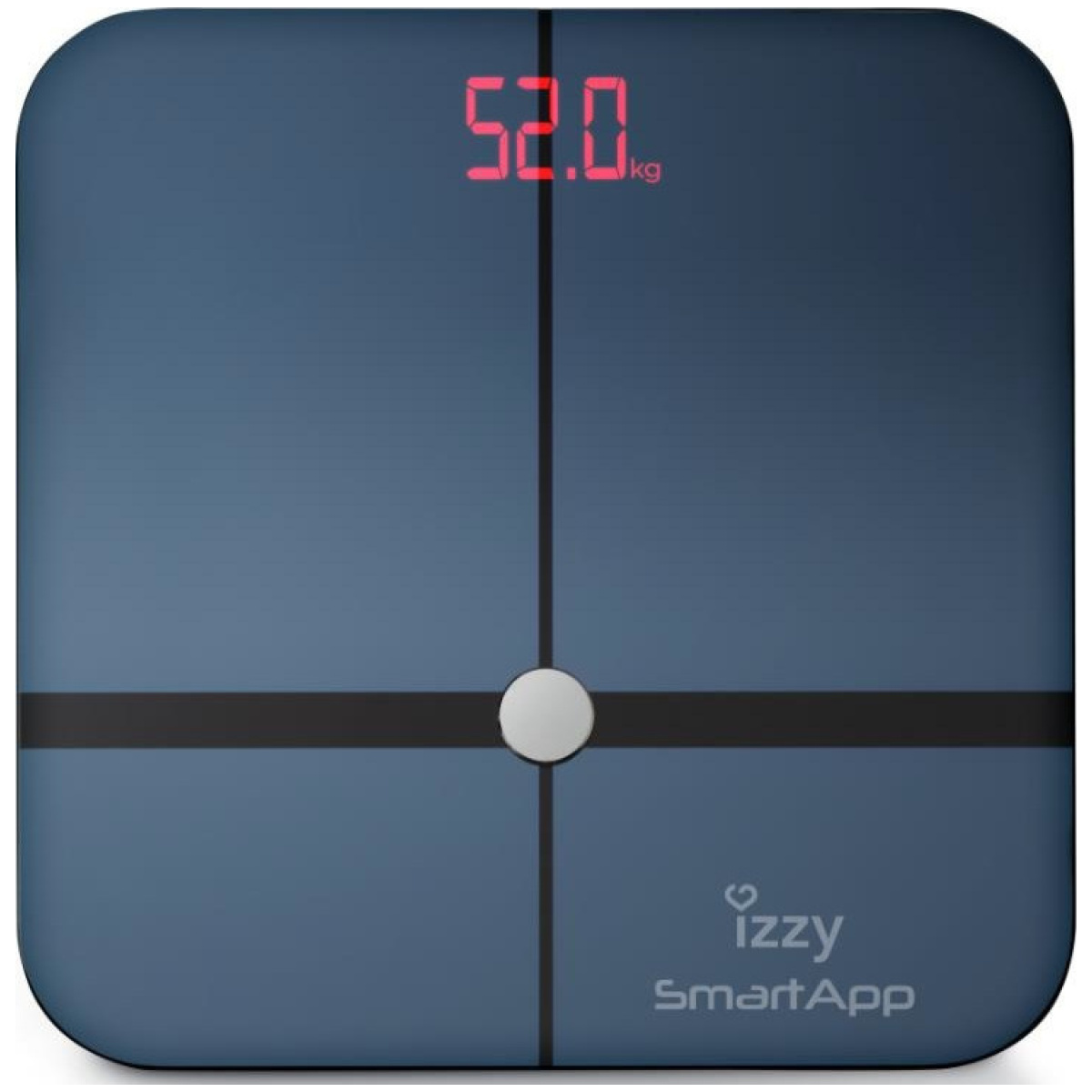 IZZY SmartApp IZ-7005 (223730) Smart Ζυγαριά με Λιπομετρητή & Bluetooth σε Navy Μπλε χρώμα ΕΩΣ 12 ΔΟΣΕΙΣ - Image 1