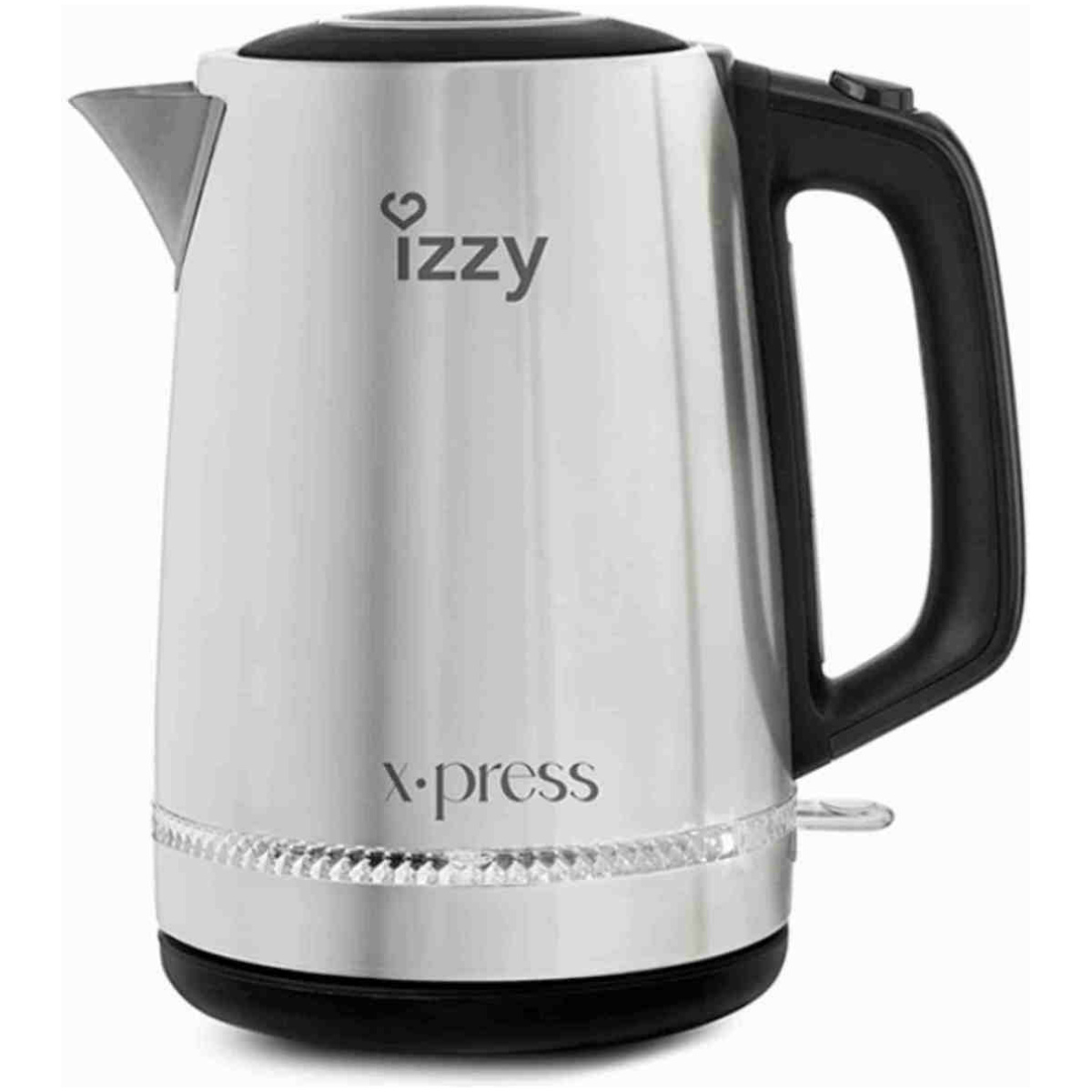 IZZY (223899) IZ-3009 X-PRESS Βραστήρας 1.7lt 2200W Inox ΕΩΣ 12 ΔΟΣΕΙΣ - Image 1