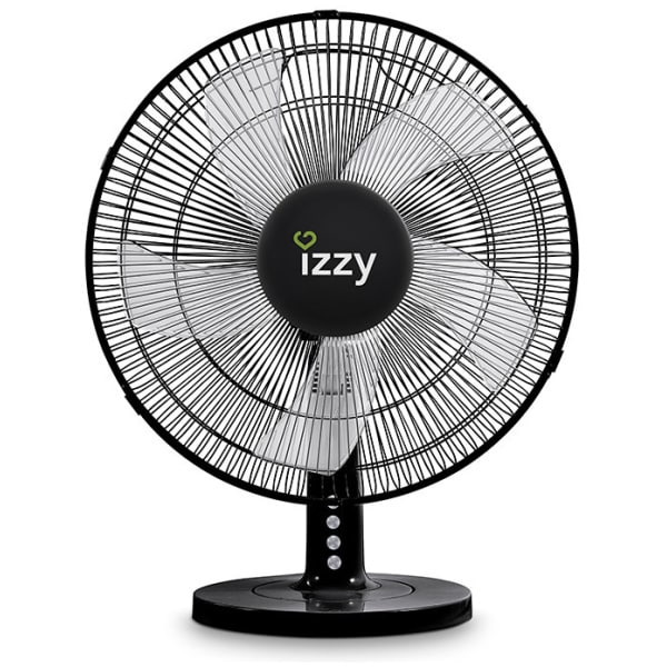 ΙΖΖΥ IZ-9023 (223917) Επιτραπέζιος Ανεμιστήρας 50W Διαμέτρου 40cm Black ΕΩΣ 12 ΔΟΣΕΙΣ