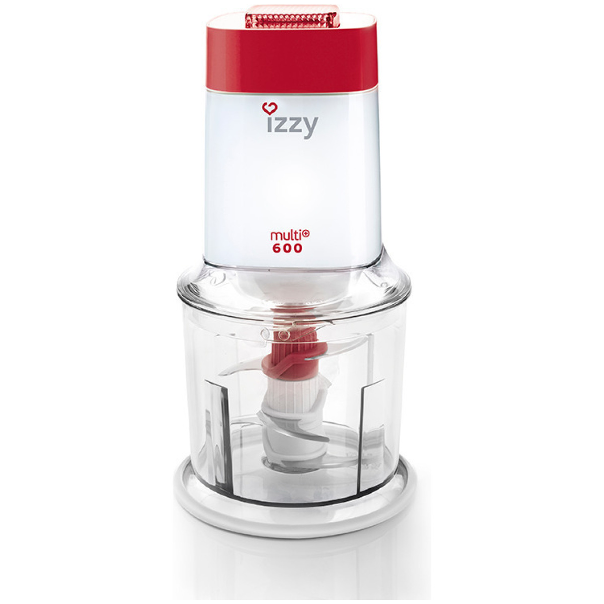ΙΖΖΥ (223930) Multi 600 Red Πολυκόπτης Multi 600W με Δοχείο 600ml ΕΩΣ 12 ΔΟΣΕΙΣ - Image 1