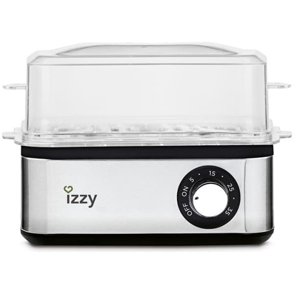 IZZY IZ-8201 (223932) Βραστήρας Αυγών 8 Θέσεων 600W Ασημί ΕΩΣ 12 ΔΟΣΕΙΣ