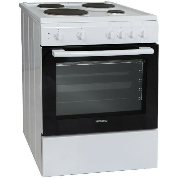Eskimo ES 4070 W Κουζίνα 72lt με Εμαγιέ Εστίες Λευκή ΕΩΣ 12 ΔΟΣΕΙΣ
