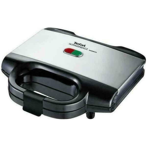 Tefal Τοστιέρα Ultracompact SM1572 για 2 Τοστ 700W Μαύρη ΕΩΣ 12 ΔΟΣΕΙΣ