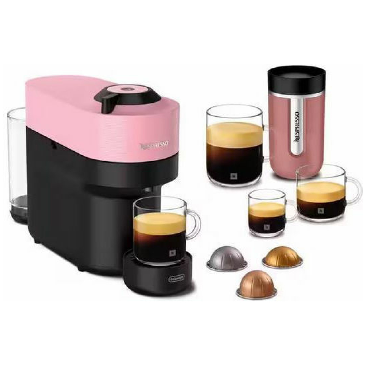 De'Longhi ENV90.P Vertuo Pop Καφετιέρα για Κάψουλες Pink - Image 3