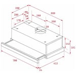 Teka TL 7310 Συρόμενος Απορροφητήρας 70cm Inox - Image 3