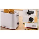 Φρυγανιέρα Bosch TAT3M121 2 Θέσεων 950W White - Image 3