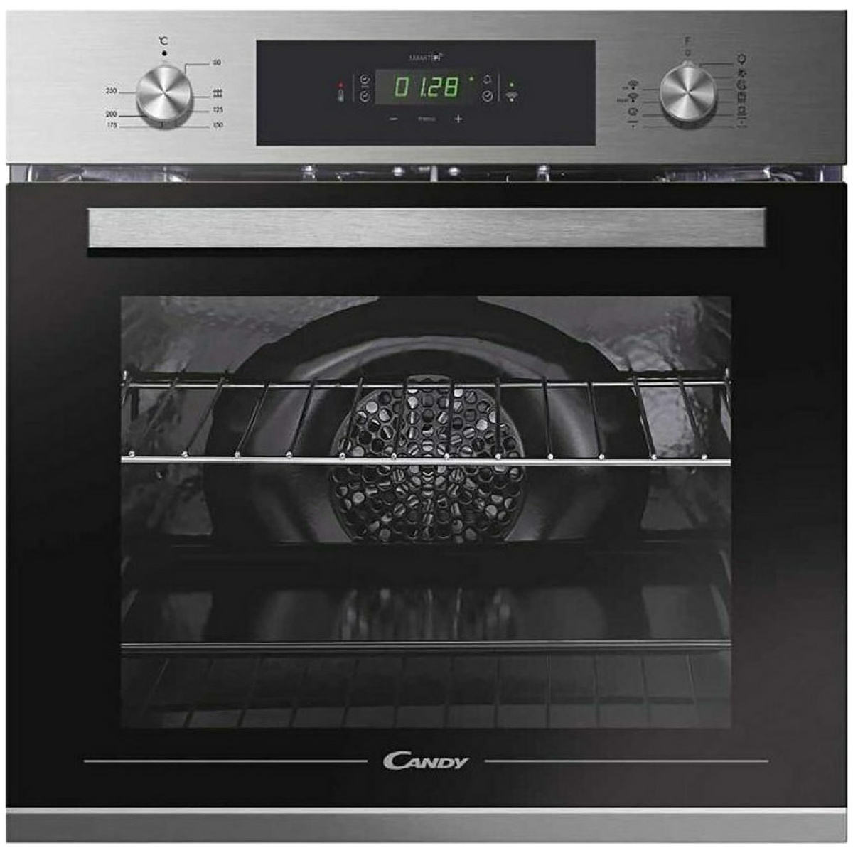 CANDY FCP815X E0/E Φούρνος άνω Πάγκου 70lt χωρίς Εστίες W59.5cm Inox ΕΩΣ 12 ΔΟΣΕΙΣ - Image 1